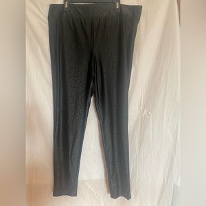 Torrid animal print black legging